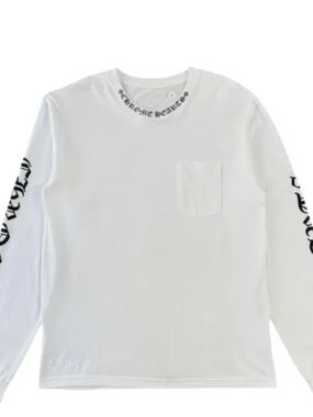 Chrome Hearts White Long Sleeve Tee